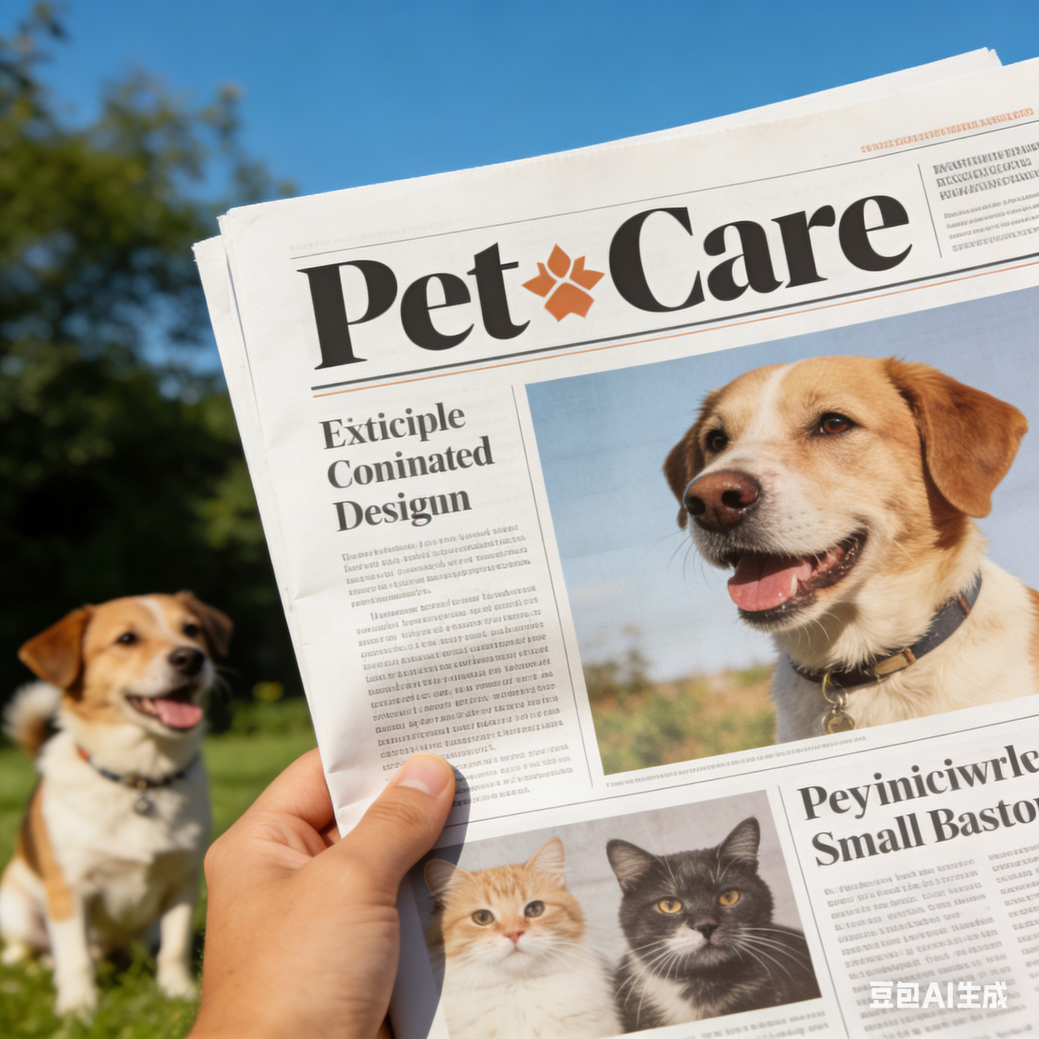 Veterinarian examining a dog (mobile view)